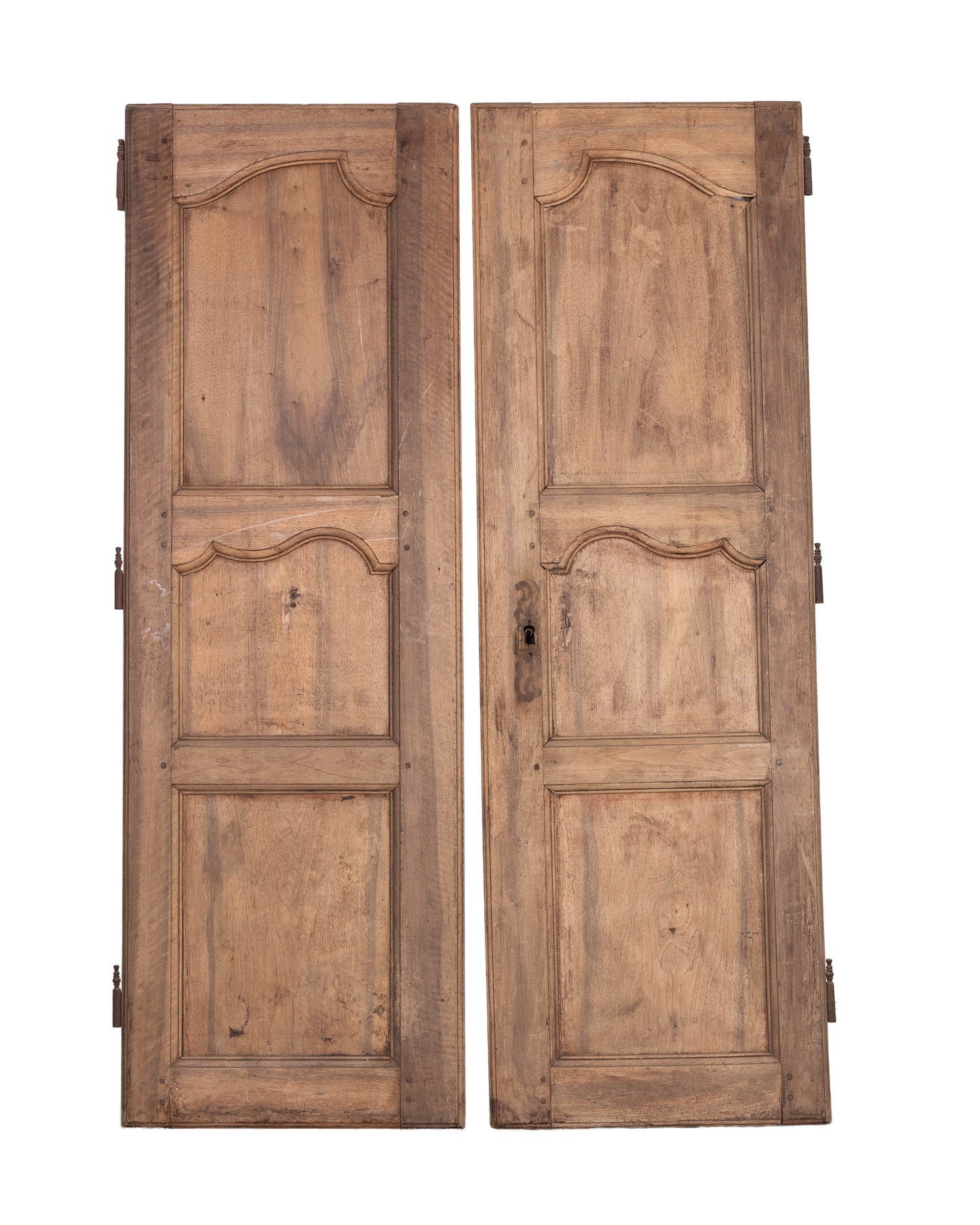 Pair of Antique French Armoire cupboard doors from a collection in Provence
