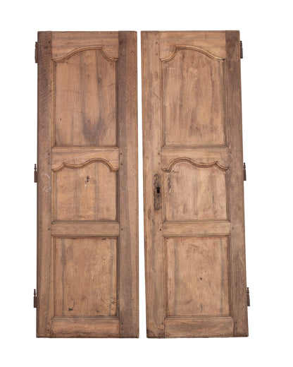 Pair of Antique French Armoire cupboard doors from a collection in Provence