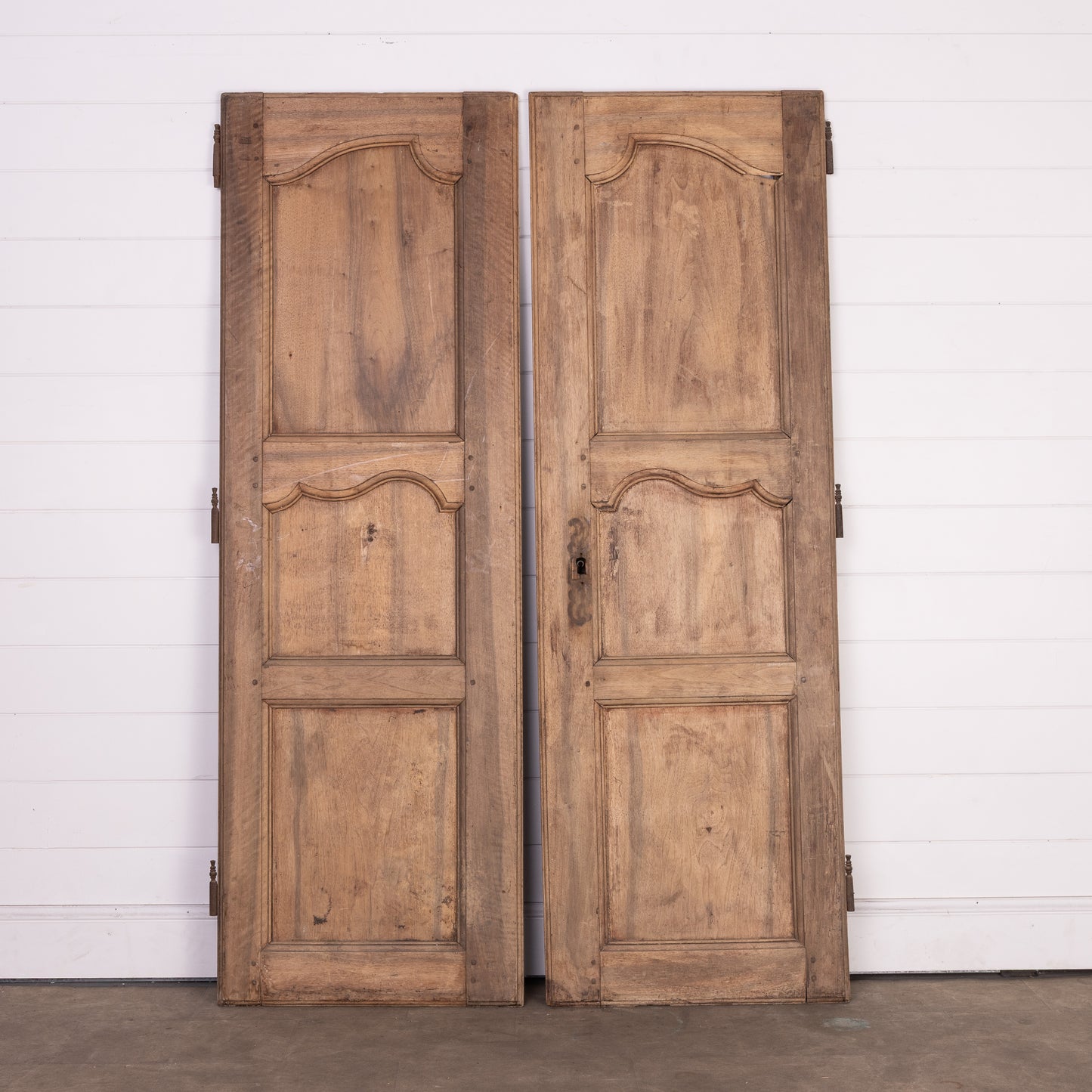 Pair of Antique French Armoire cupboard doors from a collection in Provence
