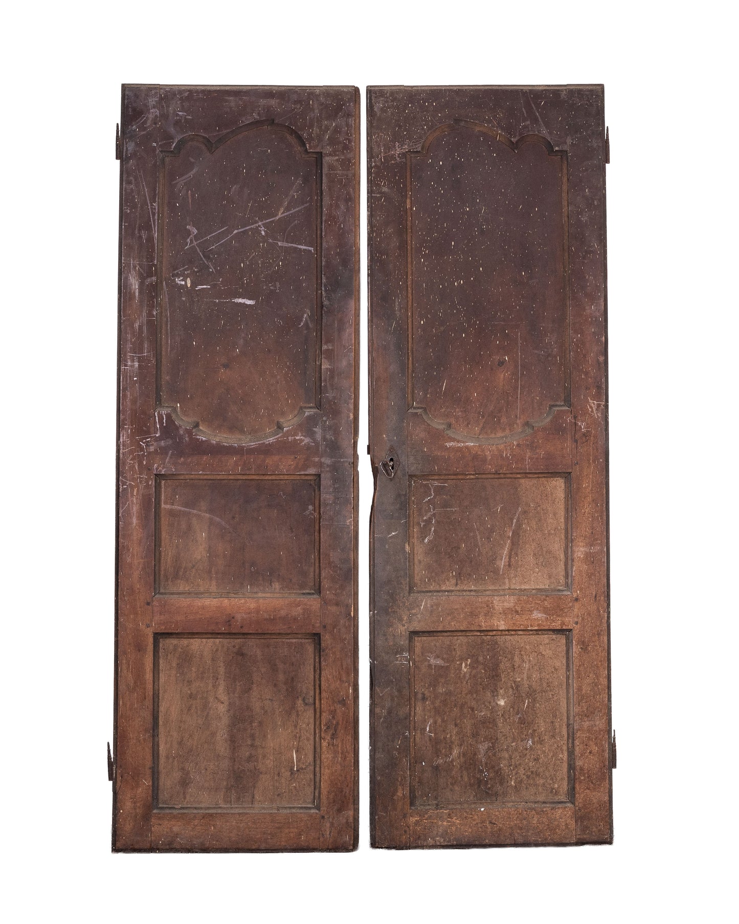 Pair of Antique French Armoire cupboard doors from a collection in Provence