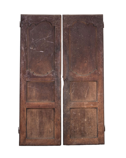 Pair of Antique French Armoire cupboard doors from a collection in Provence
