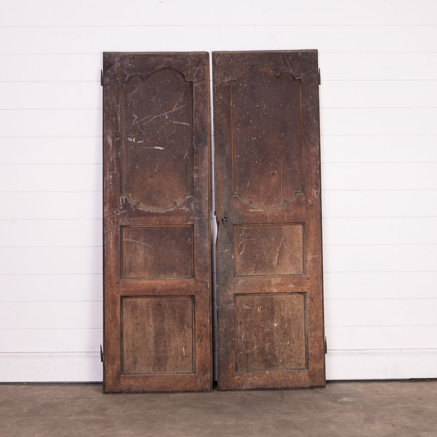 Pair of Antique French Armoire cupboard doors from a collection in Provence