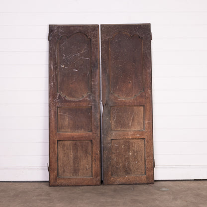 Pair of Antique French Armoire cupboard doors from a collection in Provence
