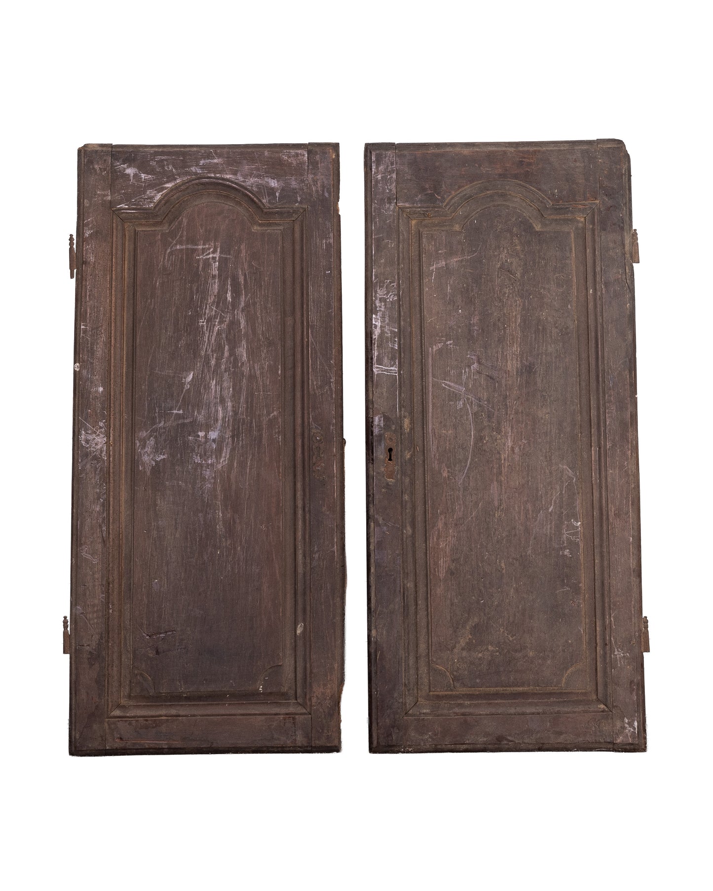 Pair of Antique French Armoire cupboard doors from a collection in Provence