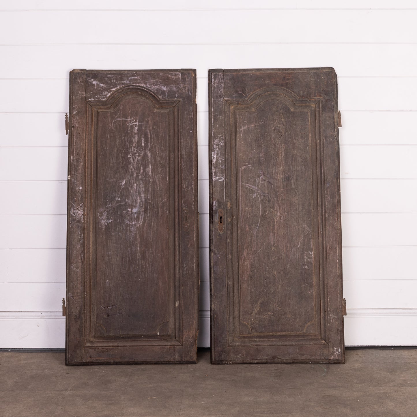 Pair of Antique French Armoire cupboard doors from a collection in Provence
