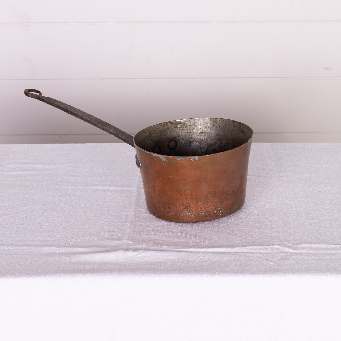 Antique French copper pan from Provence