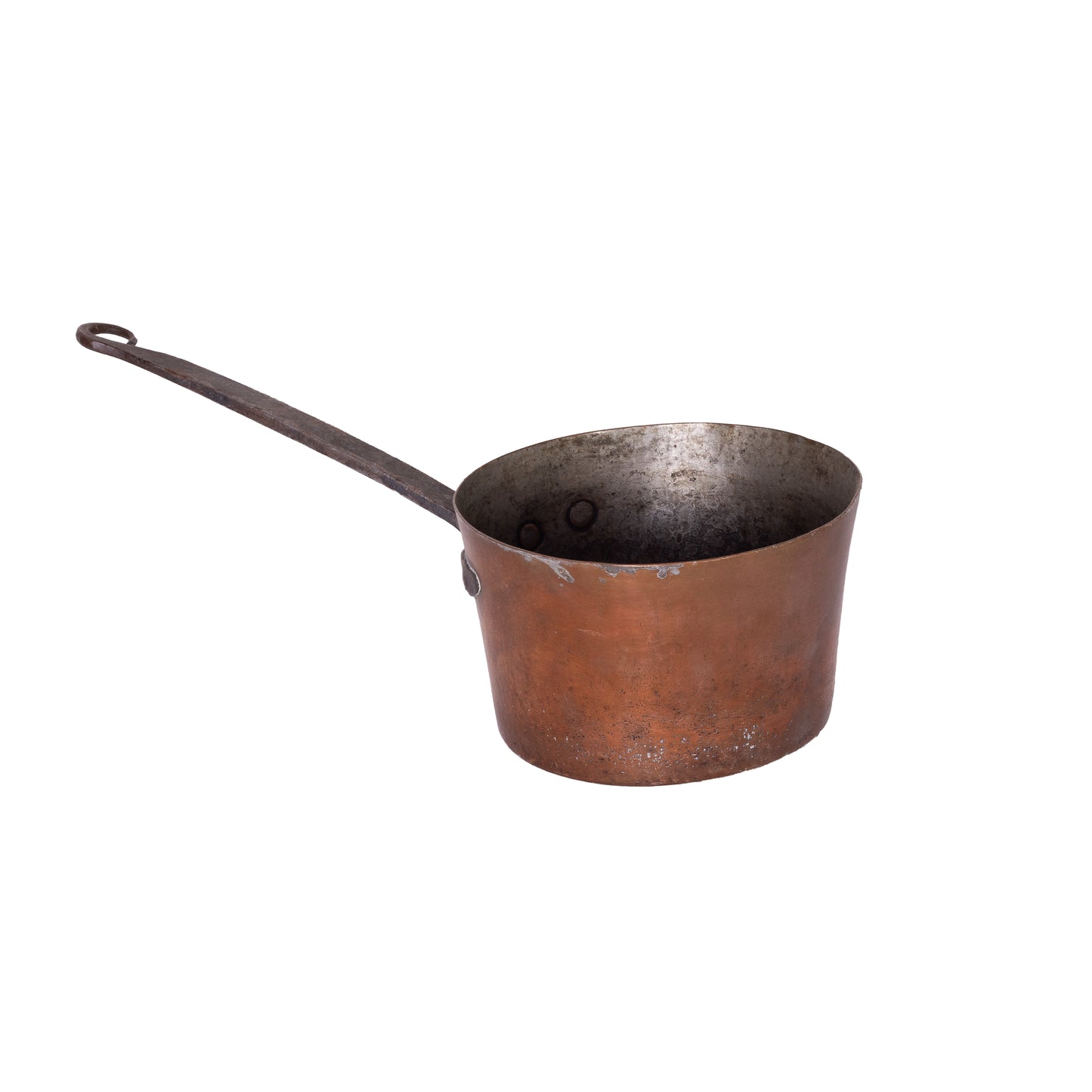 Antique French copper pan from Provence