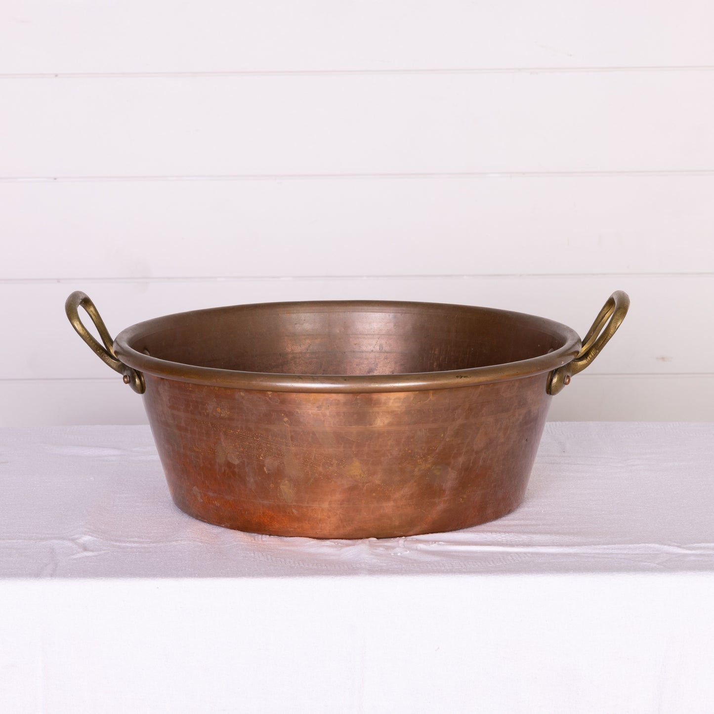 Beautiful Antique French copper jam basin from Provence