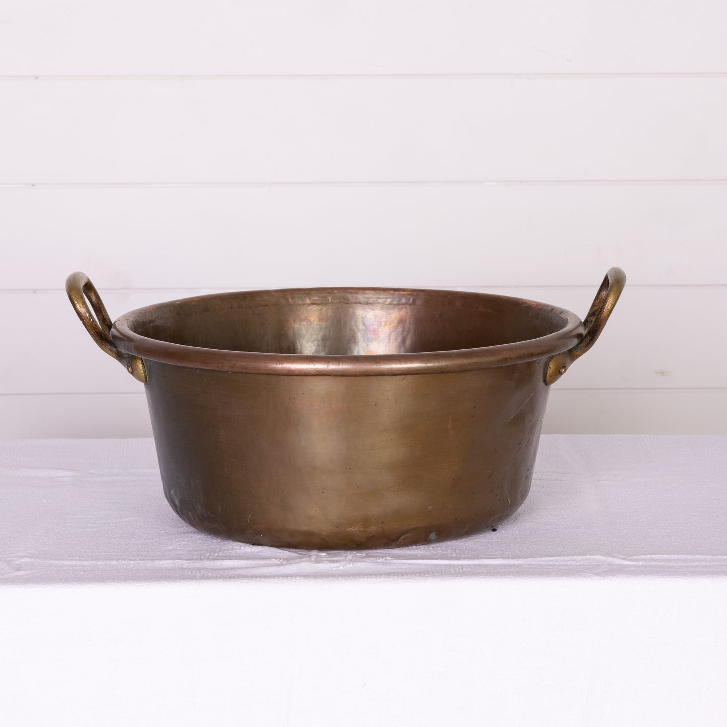 Beautiful Antique French copper jam basin from Provence