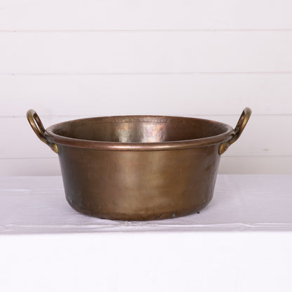 Beautiful Antique French copper jam basin from Provence
