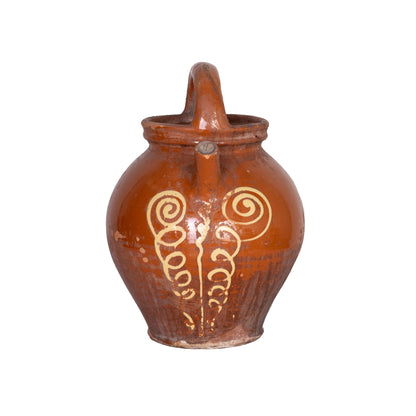 Antique French earthenware vessel from a collection sourced in L’Isle-sur-la-Sorgue, Provence