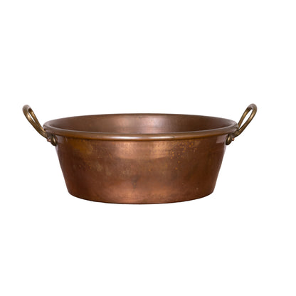 Beautiful Antique French copper jam basin from Provence