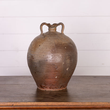 Antique French earthenware vessel from a collection sourced in L’Isle-sur-la-Sorgue, Provence