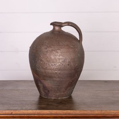 Antique French earthenware vessel from a collection sourced in L’Isle-sur-la-Sorgue, Provence