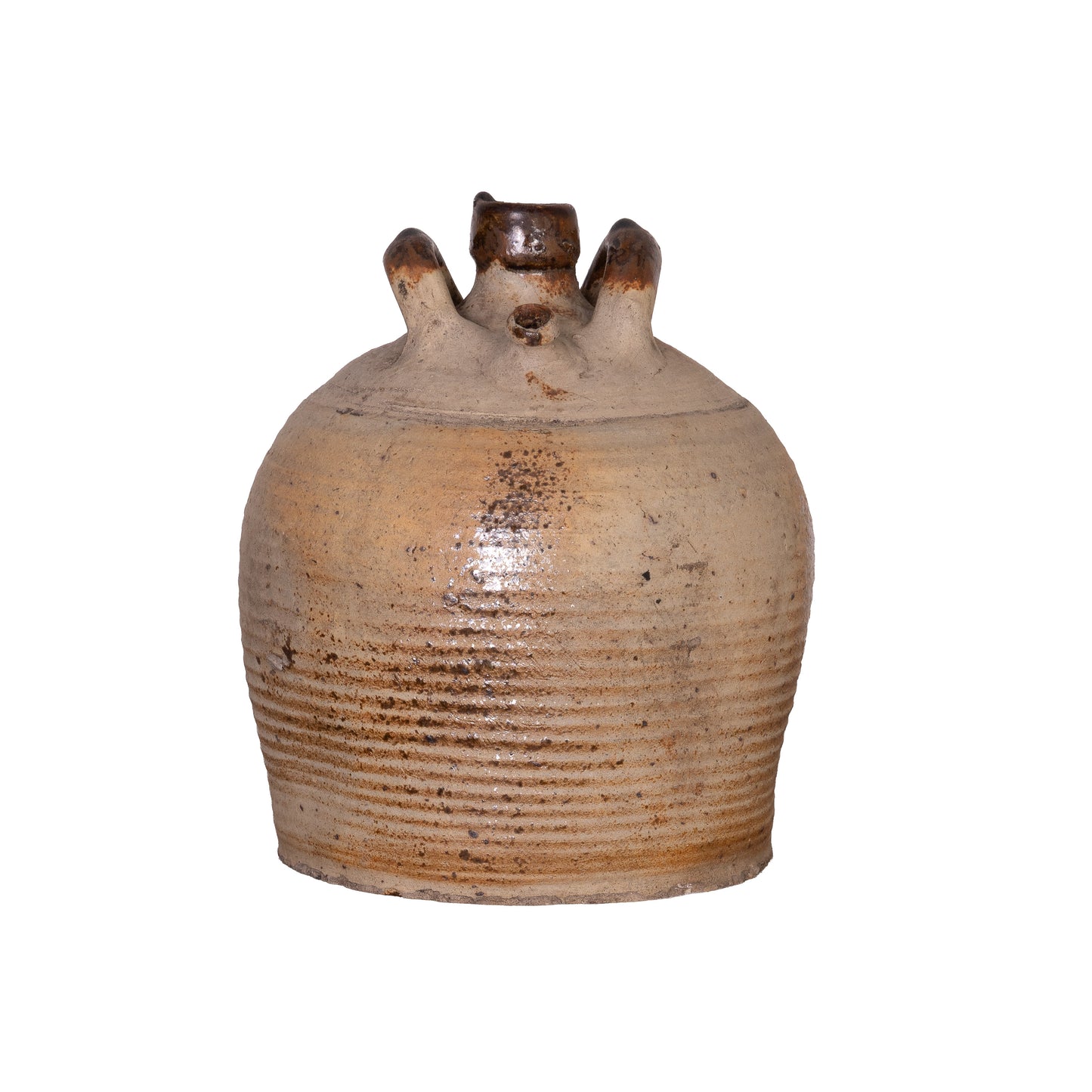 Antique French 19th Century Hand-thrown Terracotta Pot