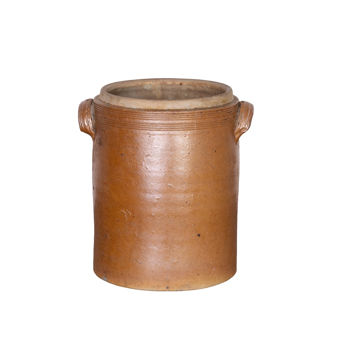 Antique French 19th Century Hand-thrown Terracotta Pot