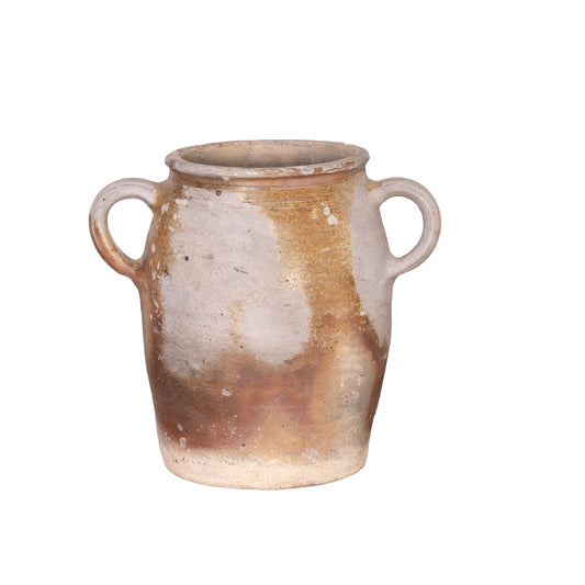 Antique French 19th Century Hand-thrown Terracotta Pot