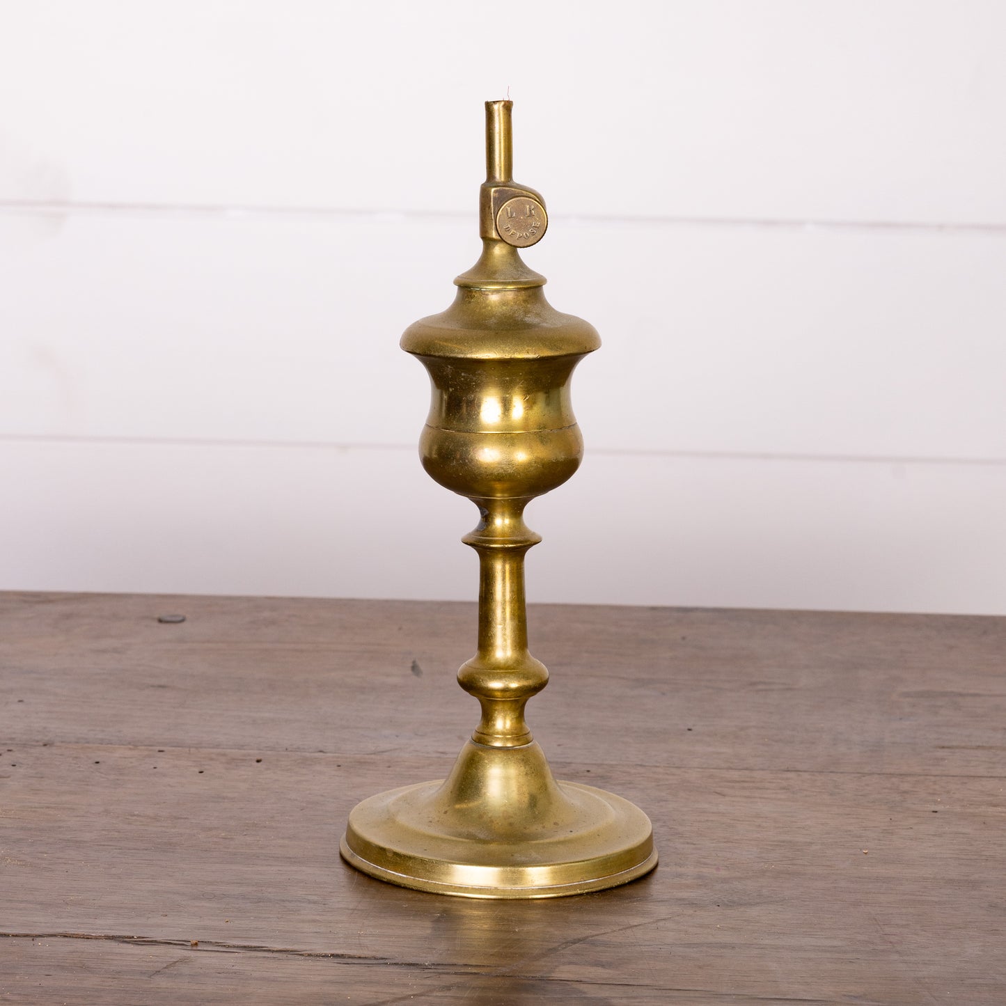 Vintage French Brass candlestick holder from Annecy