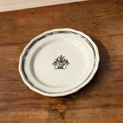 Beautiful Antique French hand painted Platter from Carpentras