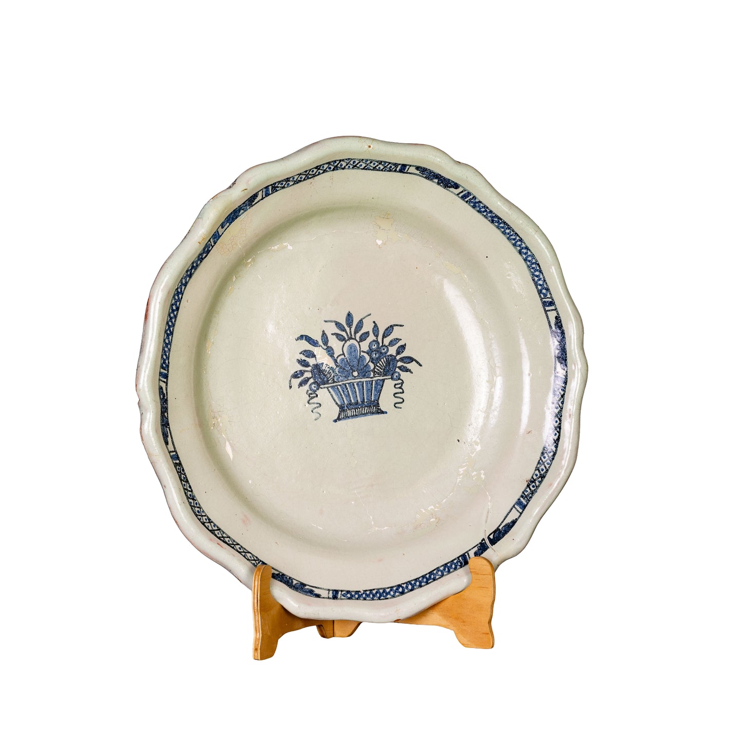 Beautiful Antique French hand painted Platter from Carpentras