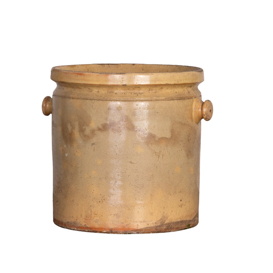Antique French Earthenware confit pot from Provence
