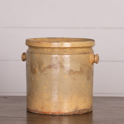 Antique French Earthenware confit pot from Provence