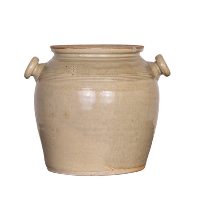 Antique French Taupe Confit Pot from a collection sources in Carpentras, France