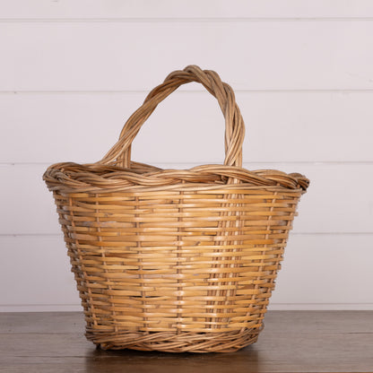 Vintage French Flower Pickers basket from Nyons in France