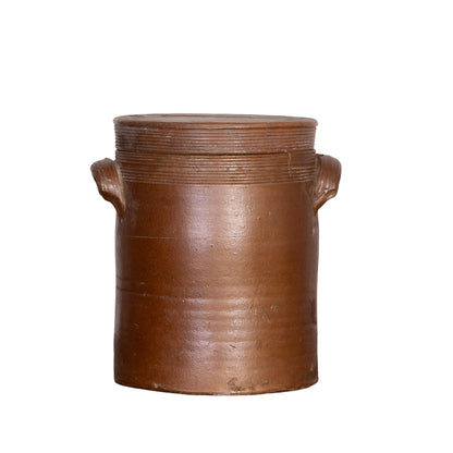 Antique French Earthenware confit pot from Provence