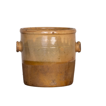 Antique French Earthenware confit pot from Provence