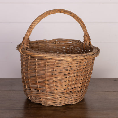 Vintage French Flower Pickers basket from Nyons in France