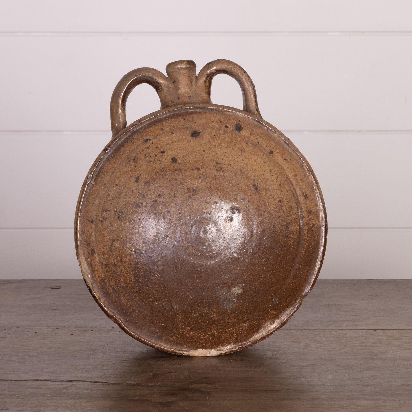 Antique French terracotta water carrier from Provence