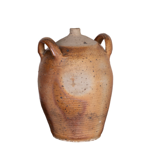 Antique French 19th Century Hand-thrown Terracotta Pot