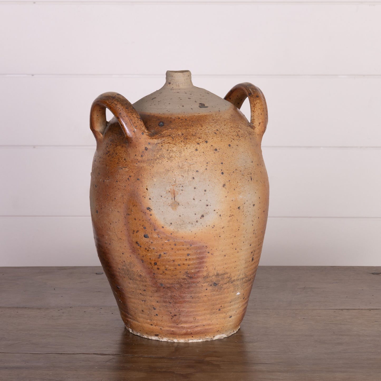 Antique French 19th Century Hand-thrown Terracotta Pot