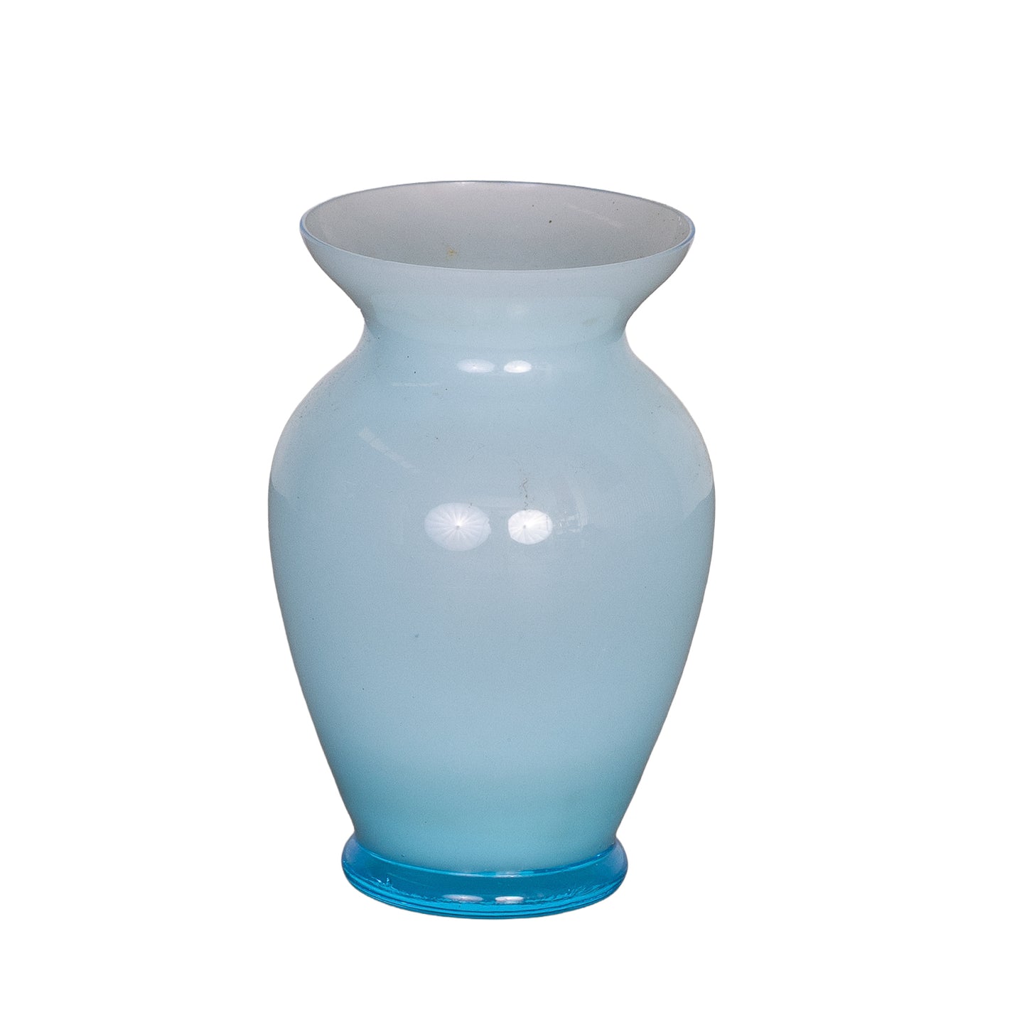 Small Vintage French Vase in a sky blue colour from Provence