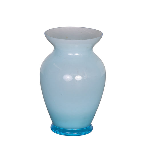 Small Vintage French Vase in a sky blue colour from Provence
