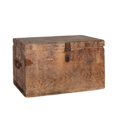 Vintage French Timber Alchemy bottle storage box from Chamonix