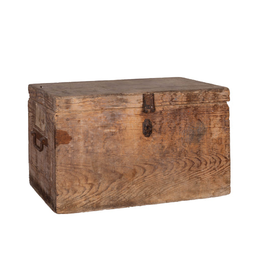 Vintage French Timber Alchemy bottle storage box from Chamonix