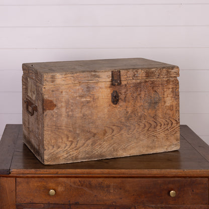 Vintage French Timber Alchemy bottle storage box from Chamonix