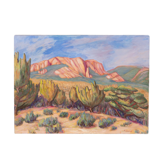 Vintage French pastel artwork from Provence