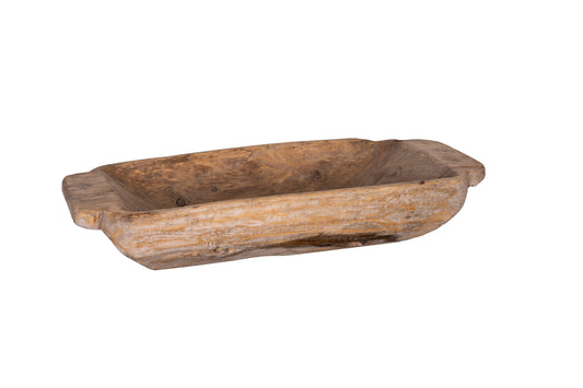 Lovely large Vintage French timber tabletop centrepiece trough from Provence