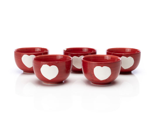 Charming Alpine mugs from the French Alps with Hearts