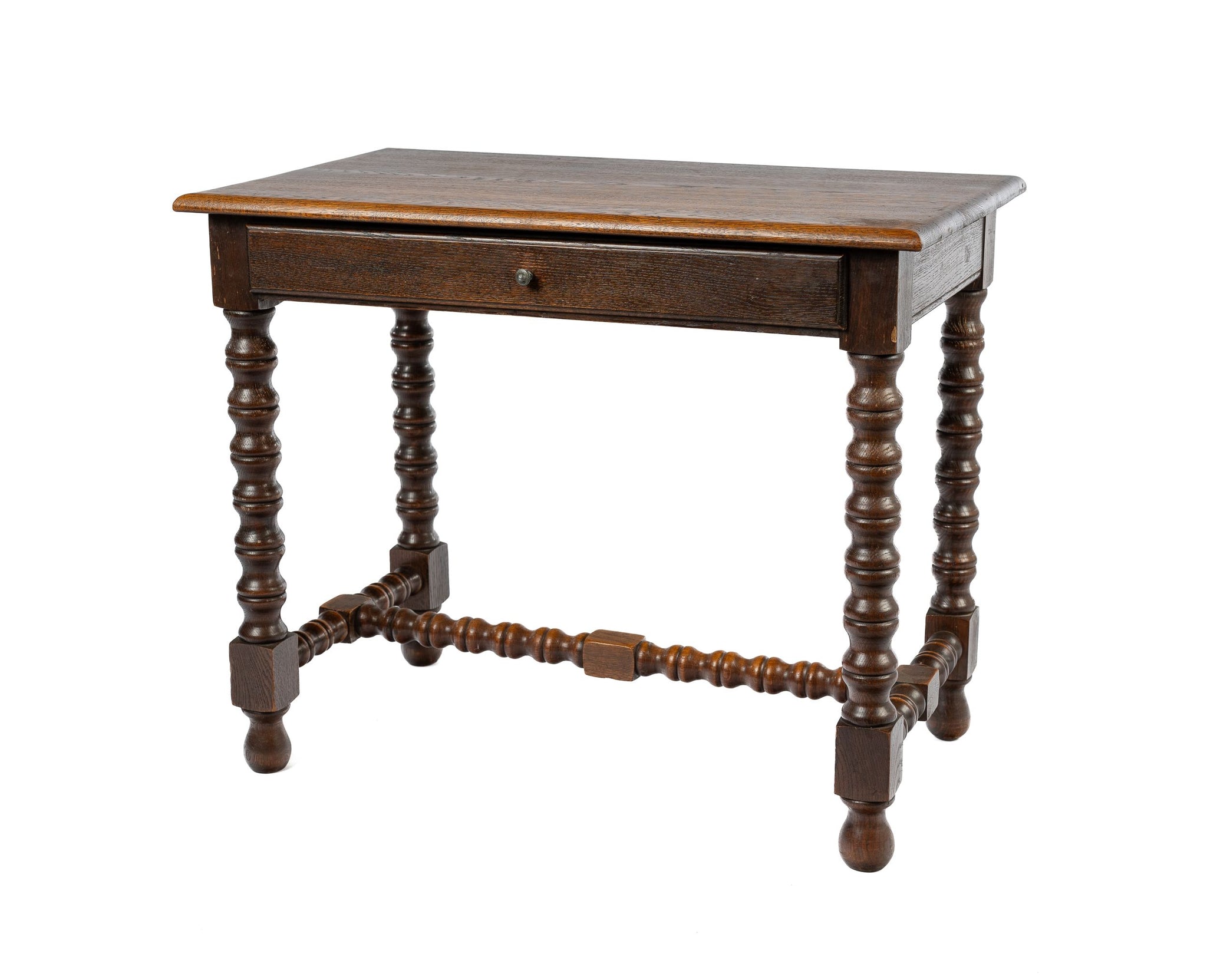 Elegant 19th Century Antique French Oak Side table from Provence