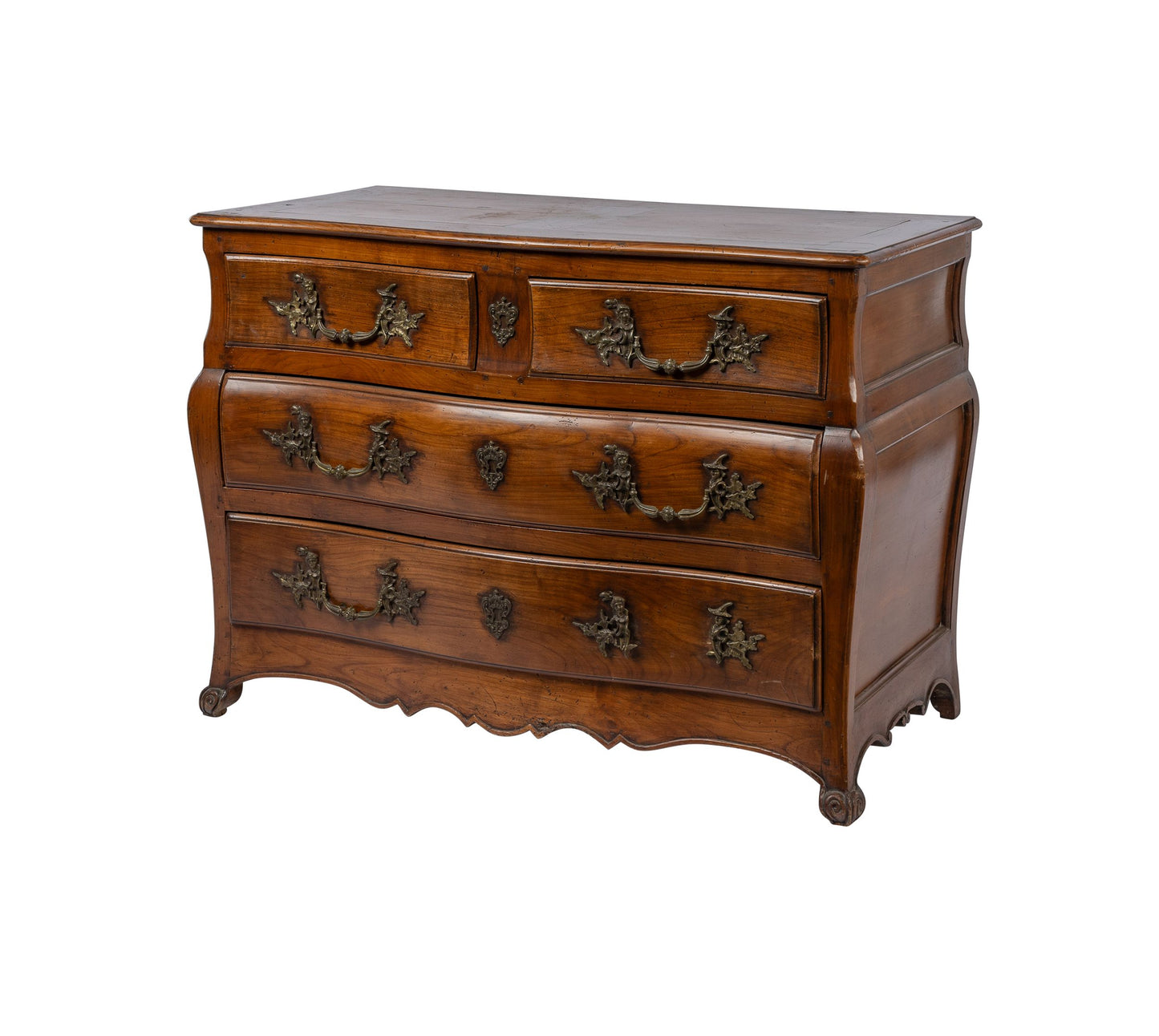 Beautiful Antique French 19th century Walnut Commode from Lyon