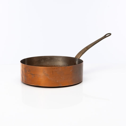 Vintage French Copper Saucepan from the French Alps