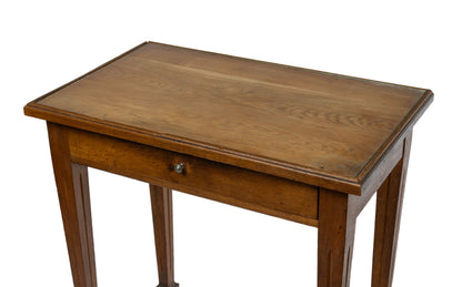 Antique French Side Table with Central drawer from the French Alps