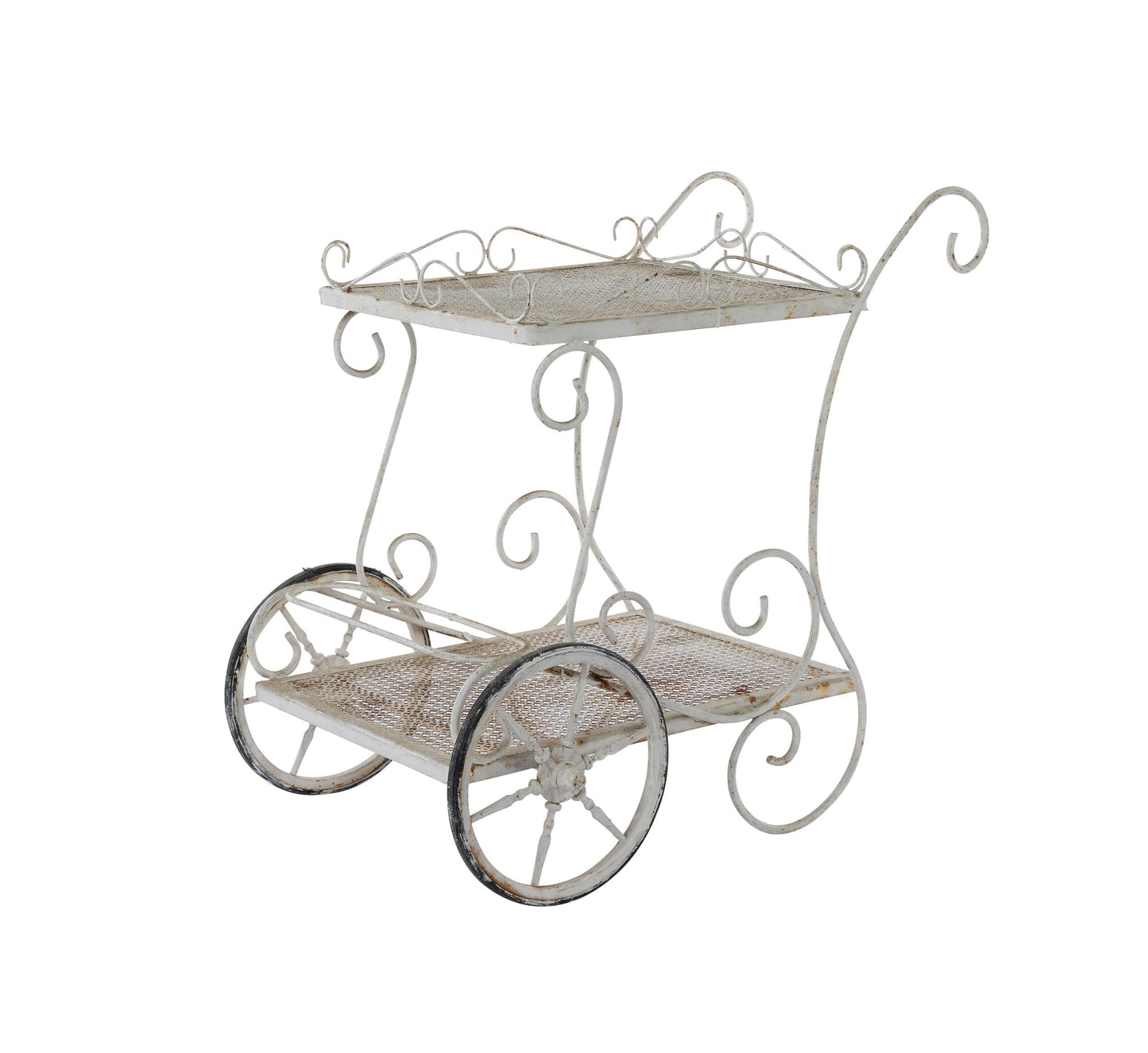 Charming Vintage French wrought iron trolley/cart discovered in farmhouse in Provence