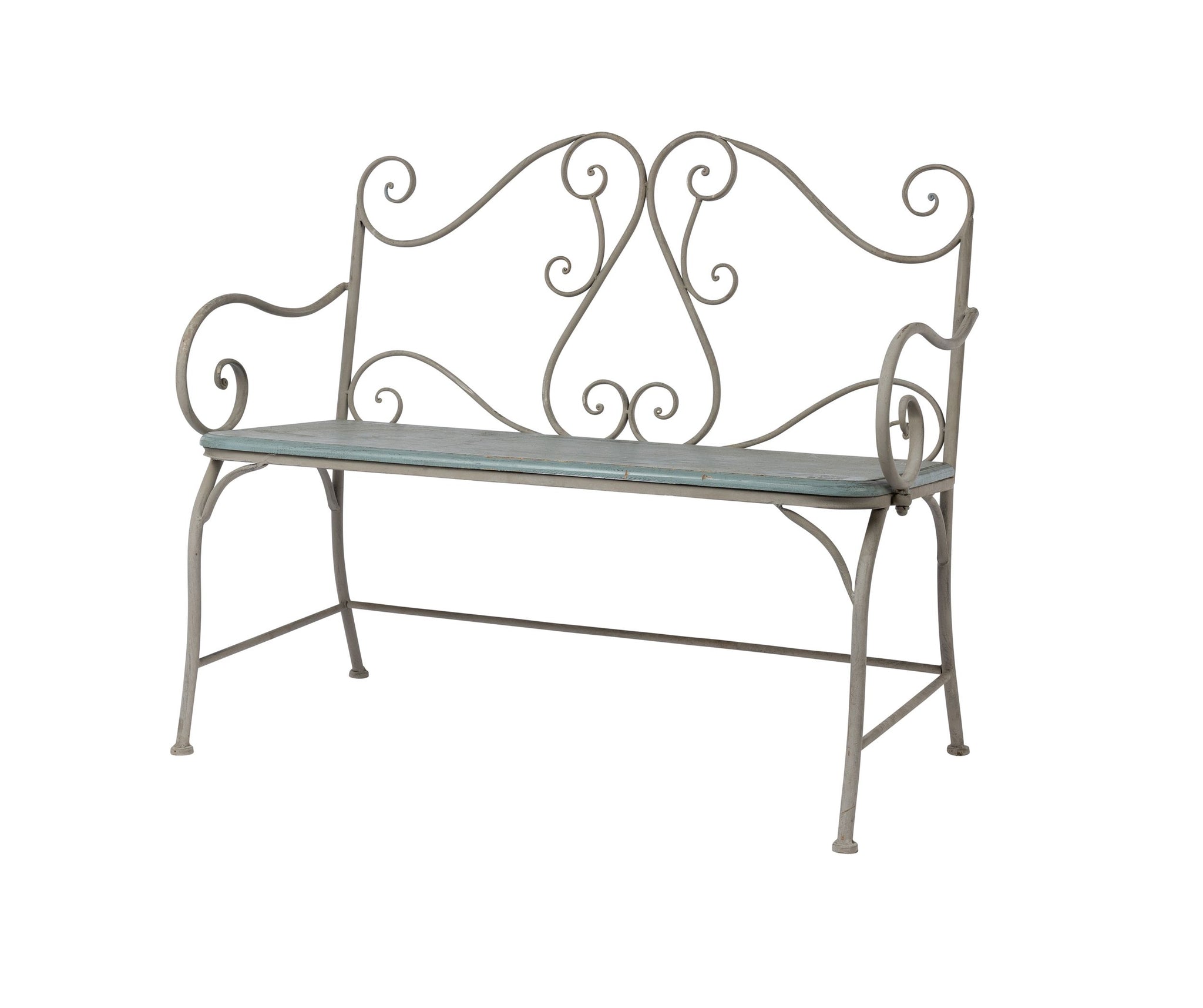 Vintage French outdoor bench seat from Provence