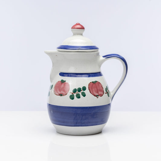 Vintage Hand painted German Jug with lid found in Provence