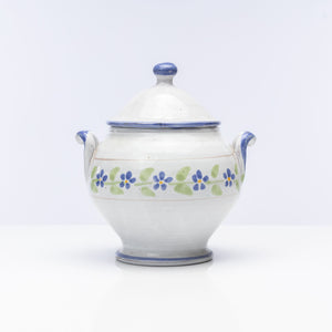 Vintage French Ceramic Soup Tureen hand made in Moutiers